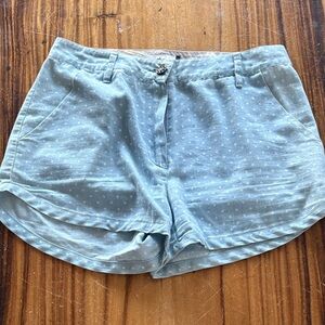Dolce Vita Light Blue Polka Dot Shorts